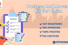 Packers and Movers Bill For Claim, Original GST Bi, India, 110077