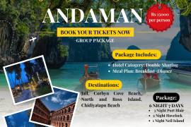 Travel Agencies, Travel Agents, Travel Services, 6N/7D Mesmerizing Andaman Holiday Tour Package, 700016