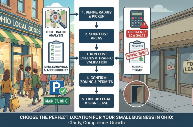 How to Choose the Perfect Location for Your Small Business in Ohio